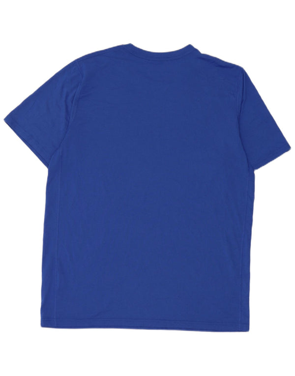 Nike Uomo Blue Devils Baseball Graphic T-shirt Top Large in poliestere