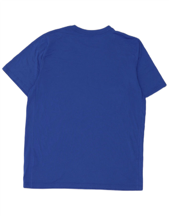Nike Uomo Blue Devils Baseball Graphic T-shirt Top Large in poliestere