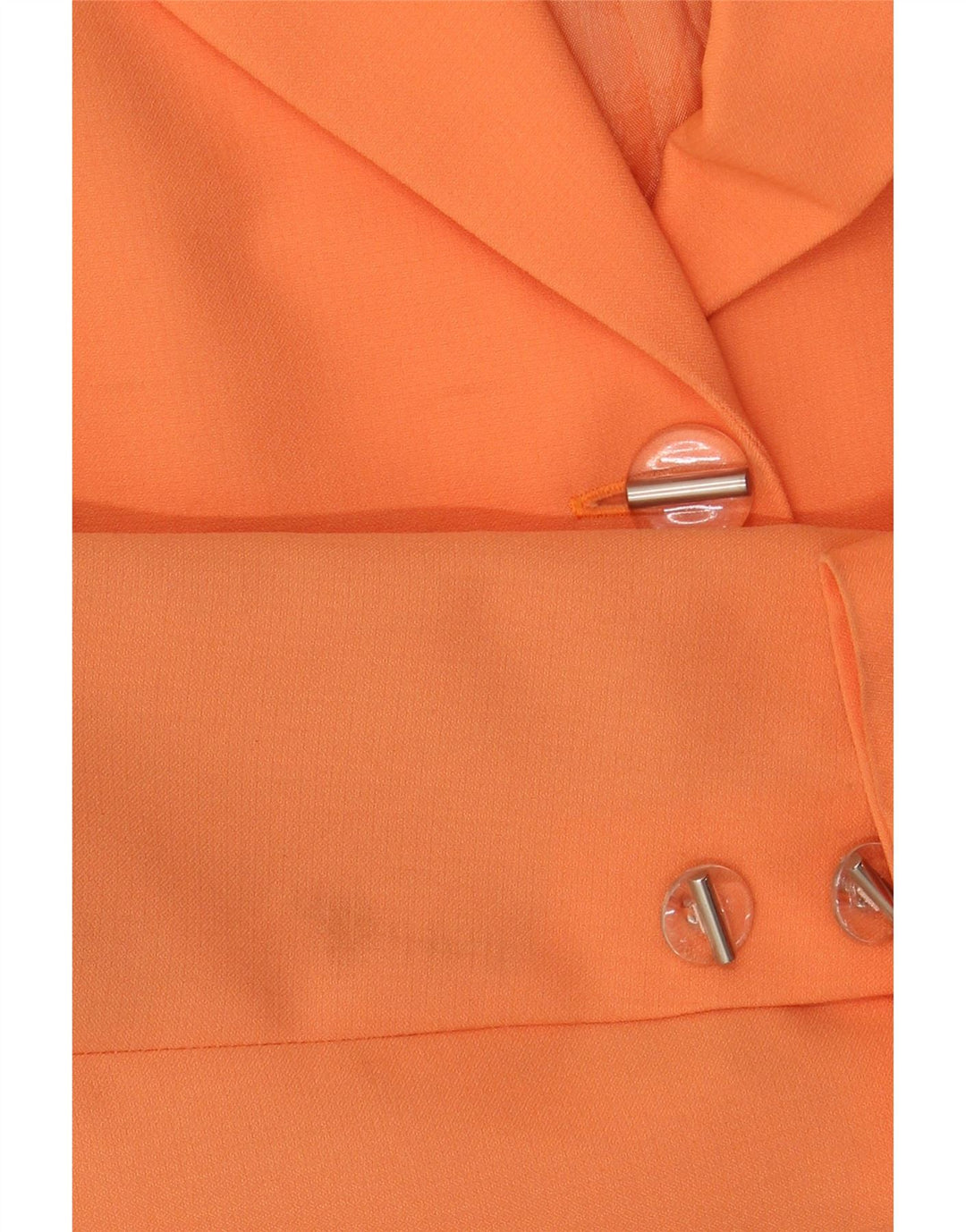 Giacca blazer a 5 bottoni da donna Prestige UK 12 arancione medio