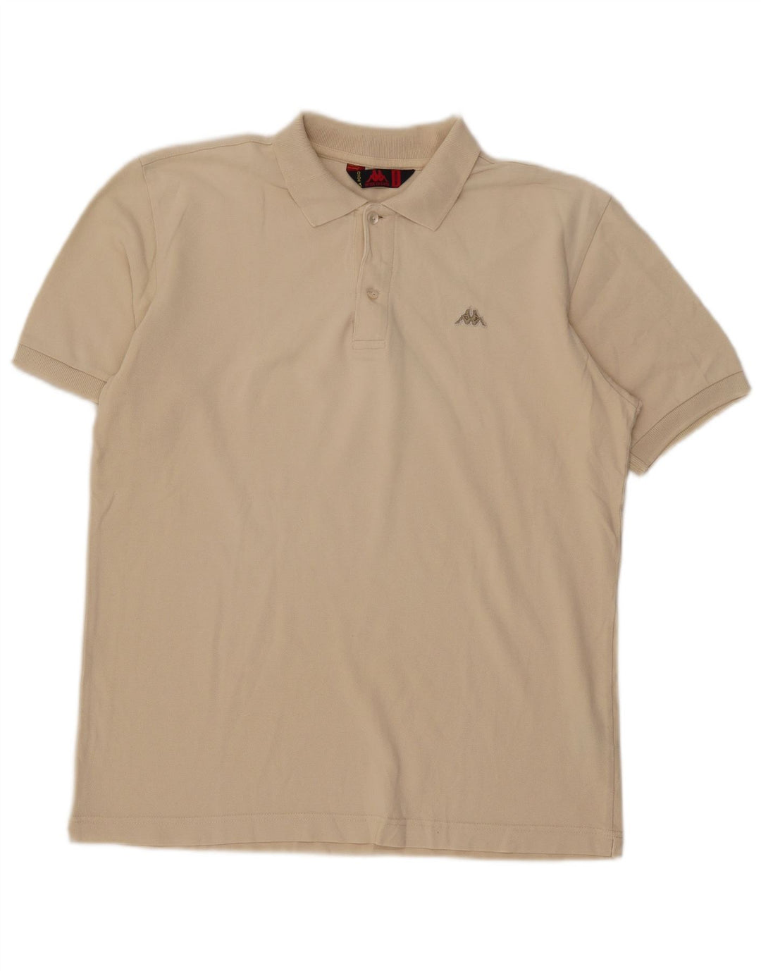 Polo Kappa Uomo Cotone Beige Medio