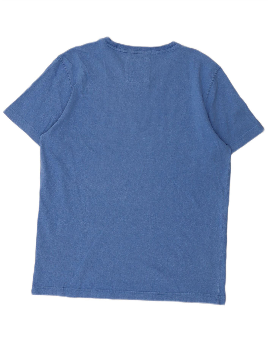 Crew Clothing T-shirt da uomo Top in cotone blu medio