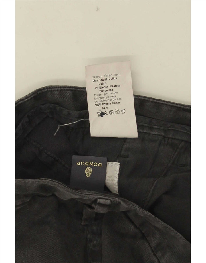 Pantaloni chino slim da uomo Dondup W36 L31 in cotone grigio