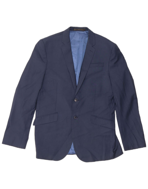Giacca blazer a 2 bottoni da uomo Marks & Spencer UK 40 medio blu navy