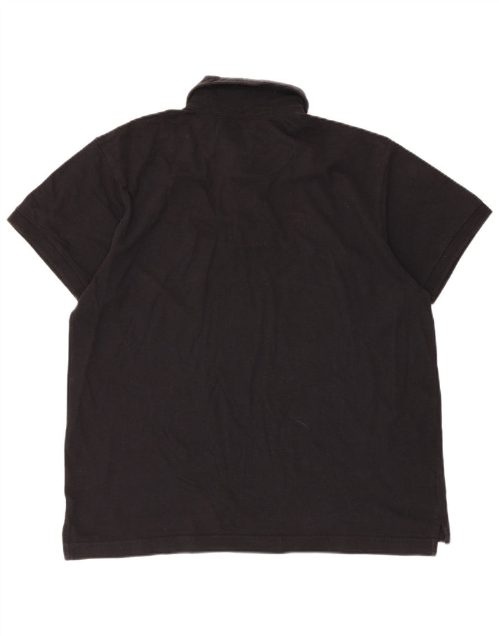 Polo Uomo Fiorucci Large Nera in Cotone