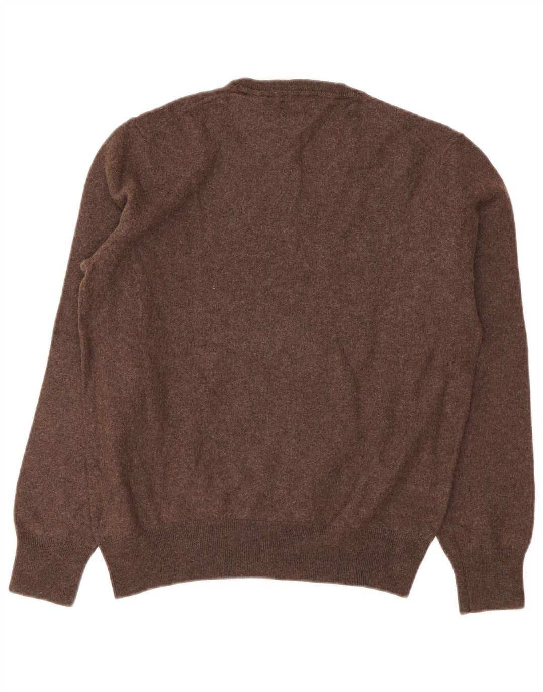 Maglione maglione girocollo da donna Gutteridge UK 18 XL lana marrone