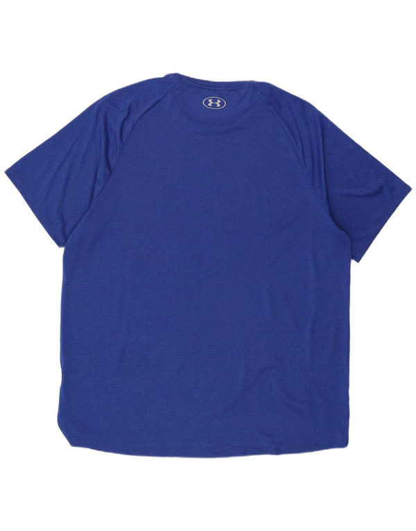 T-shirt da uomo Under Armour Top 2XL blu poliestere
