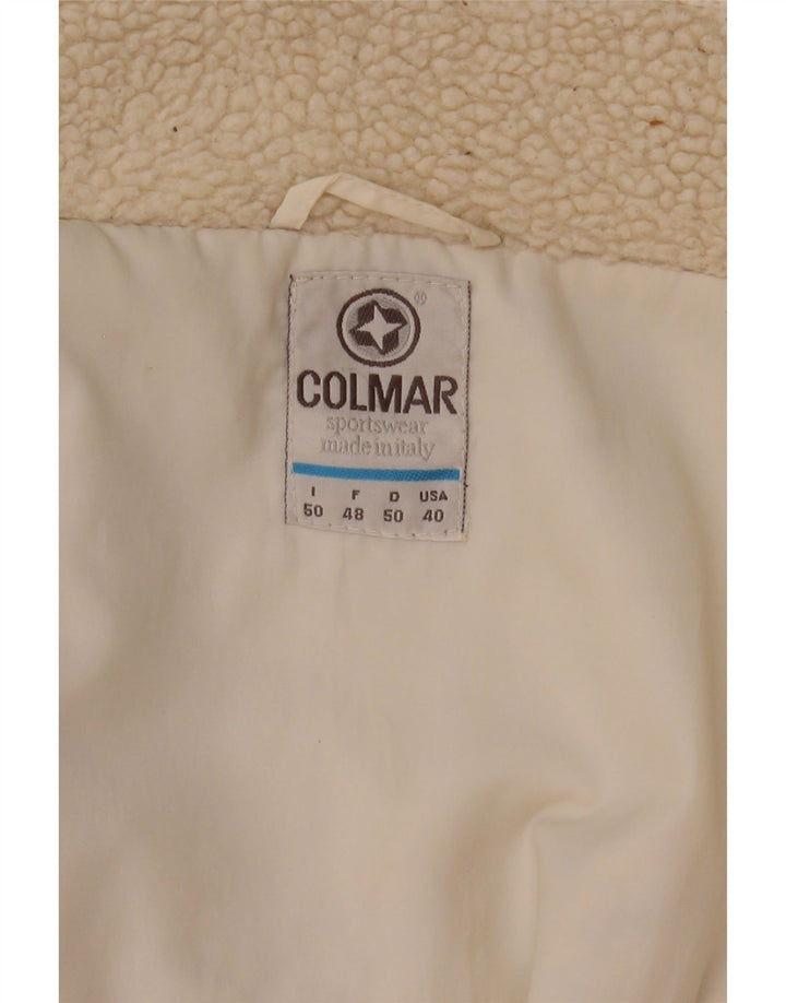 Giacca da sci oversize con cappuccio da uomo Colmar IT 50 Medium Off White Colourblock