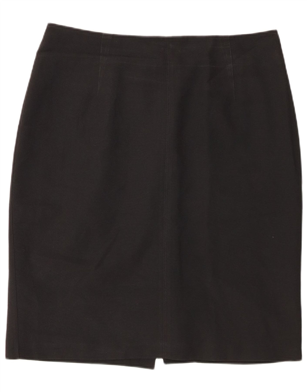 Gonna a tubino da donna Marks & Spencer UK 18 XL W34 poliestere nero