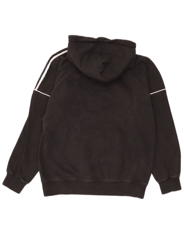 Felpa con cappuccio da uomo Adidas Medium in cotone nero