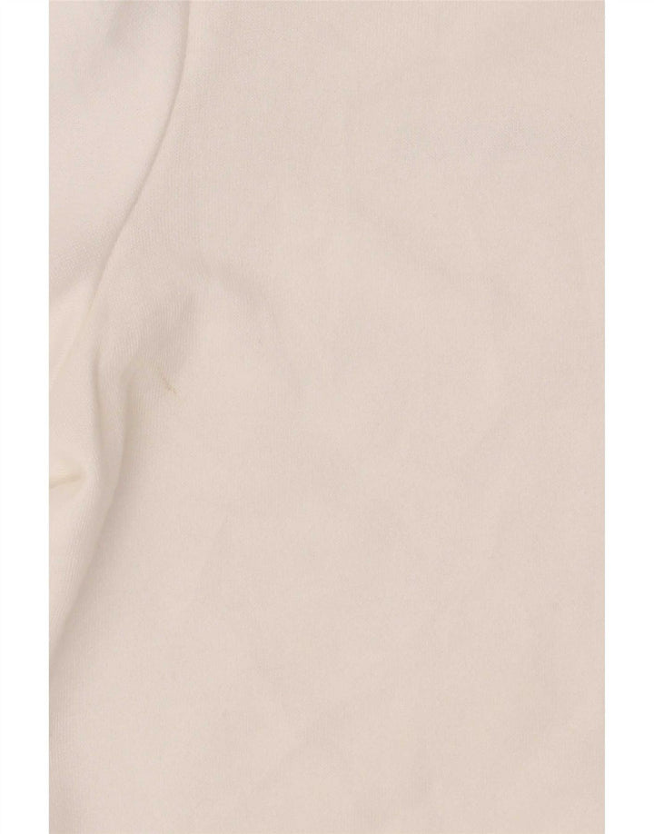 Felpa da donna Adidas Climalite Jumper UK 12/14 Poliestere bianco medio