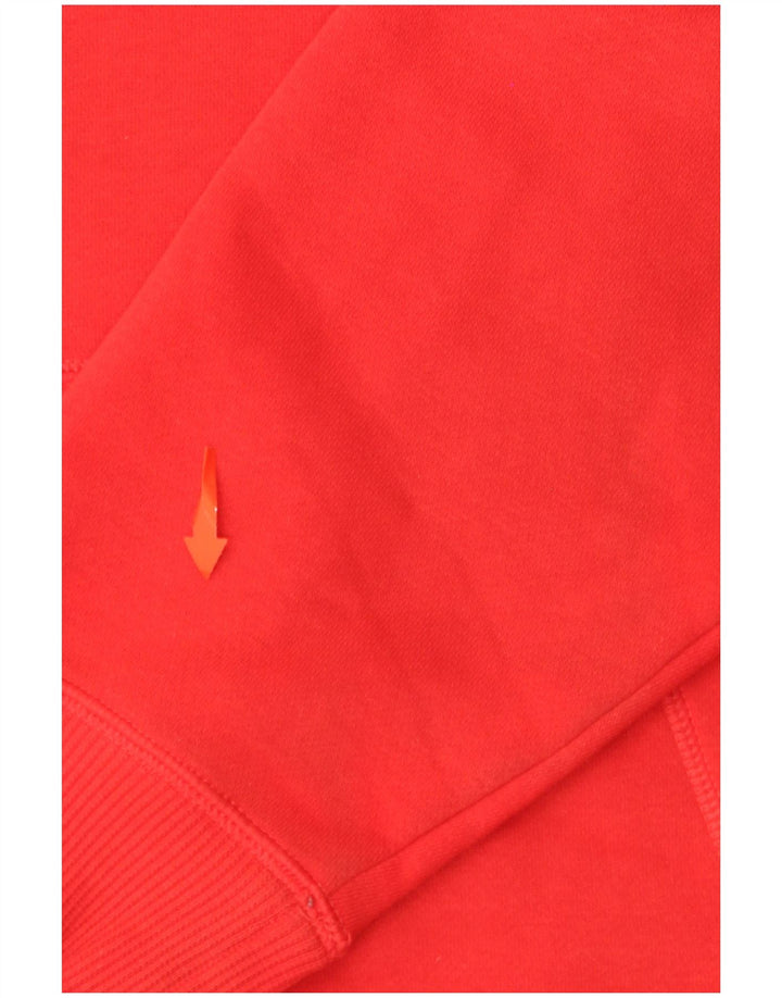 Felpa con cappuccio da uomo UNDER ARMOUR rosso medio