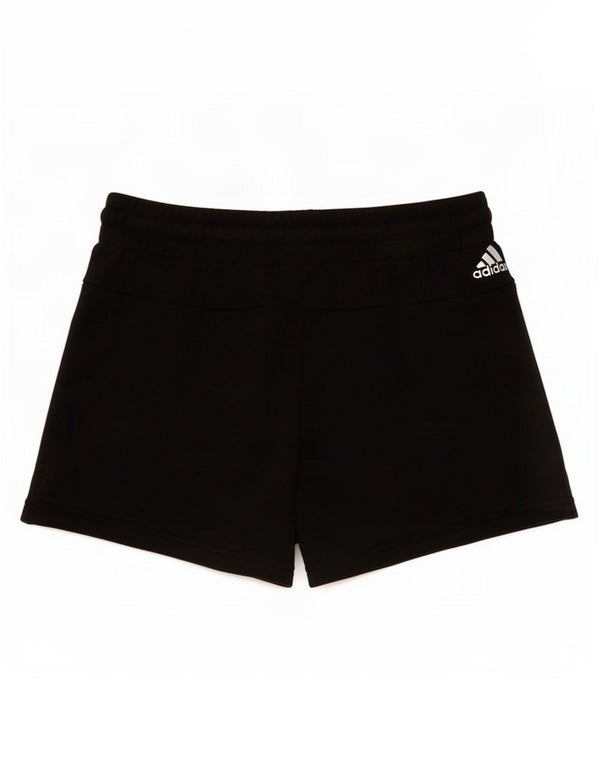 Pantaloncini sportivi grafici Adidas da donna UK 8/10 piccoli neri