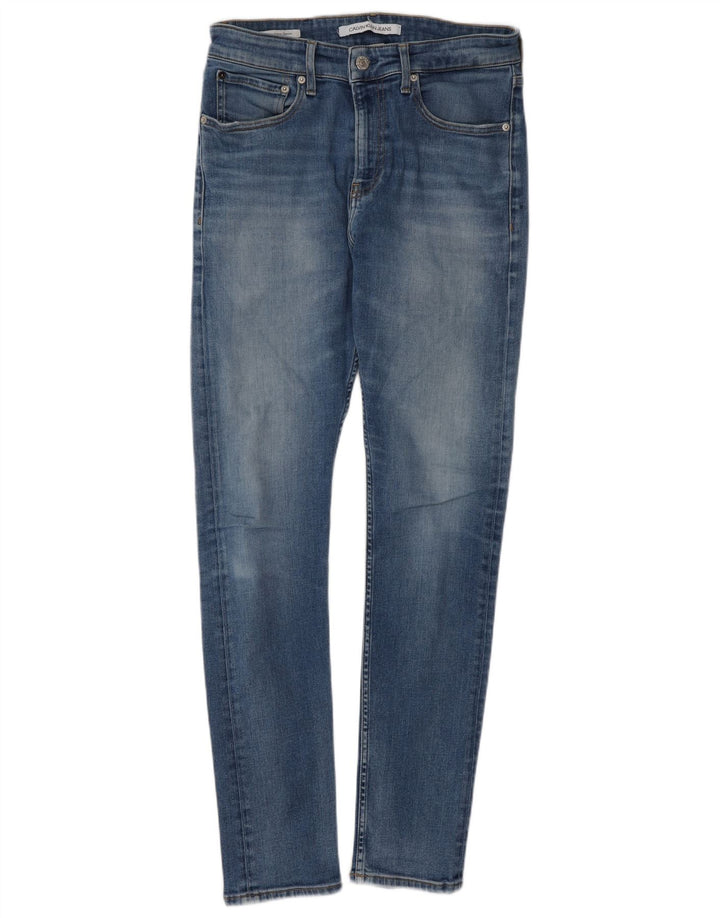 Jeans slim da uomo Calvin Klein W30 L32 Blu