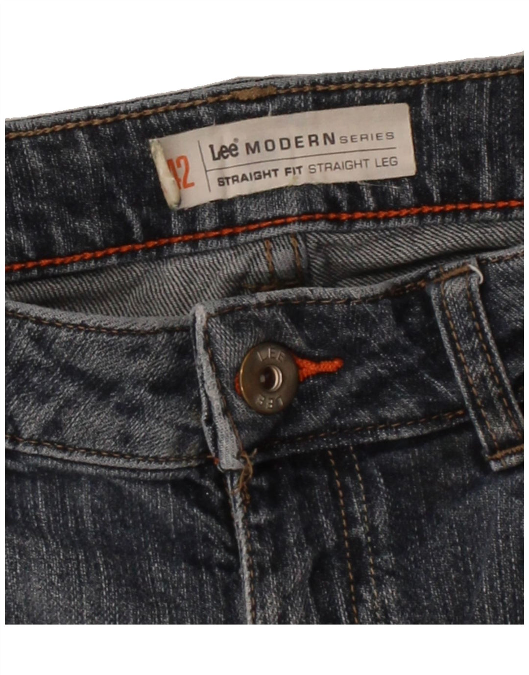 LEE Mens Straight Jeans W34 L27 Blue Vintage Lee and Second-Hand Lee from Messina Hembry 