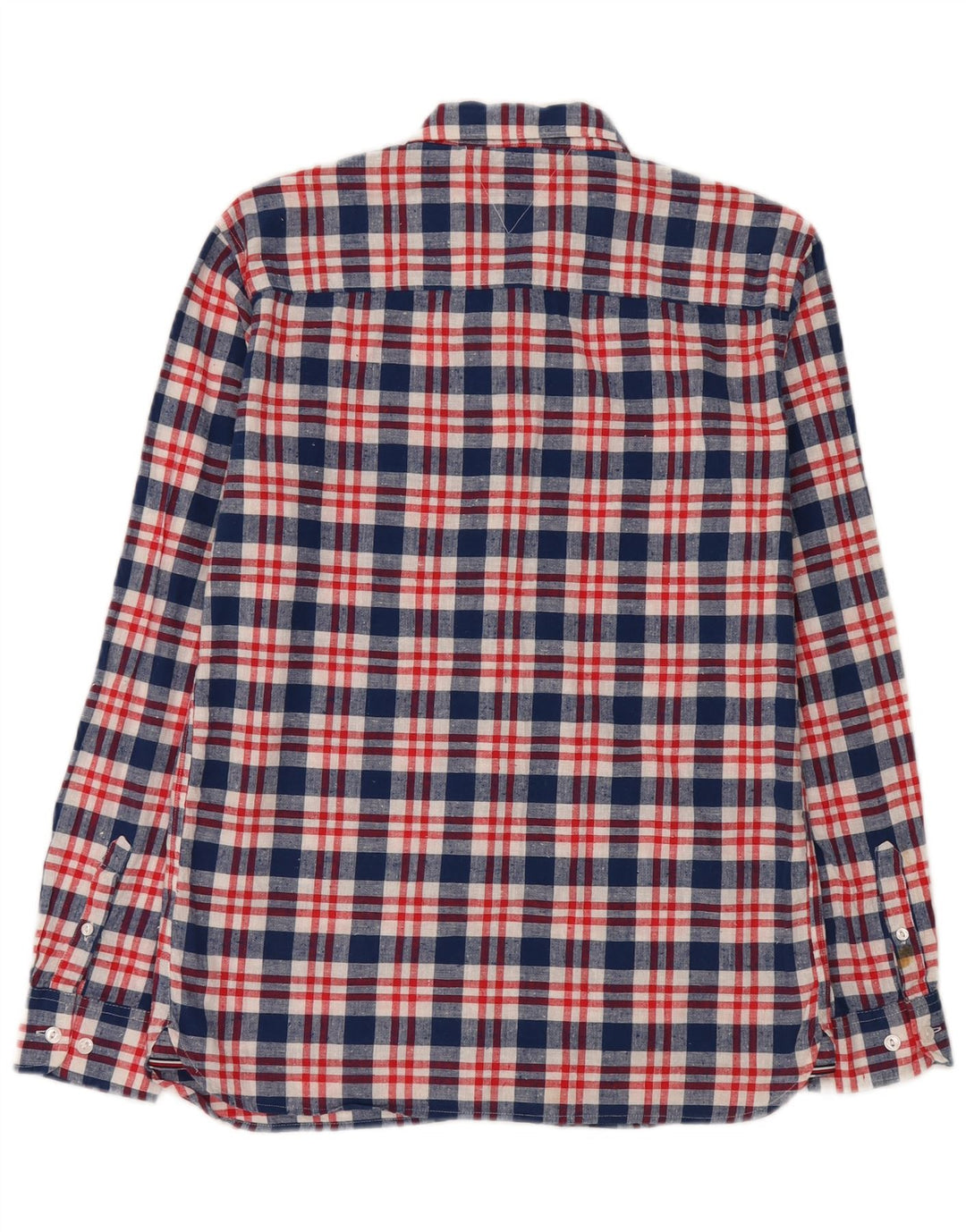 Camicia Tommy Hilfiger per ragazzi 15-16 anni in cotone a quadri blu