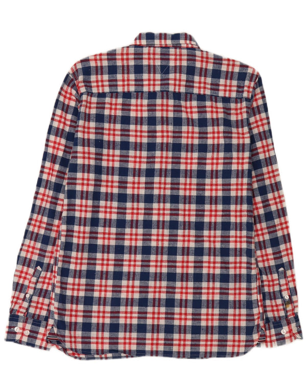 Camicia Tommy Hilfiger per ragazzi 15-16 anni in cotone a quadri blu