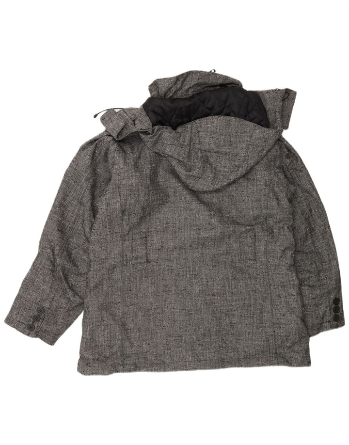 Bomber con cappuccio da donna The North Face UK 16 Large Grey Herringbone