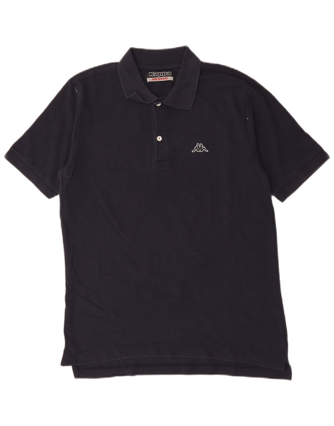 Polo Kappa Uomo Media Cotone Blu Navy