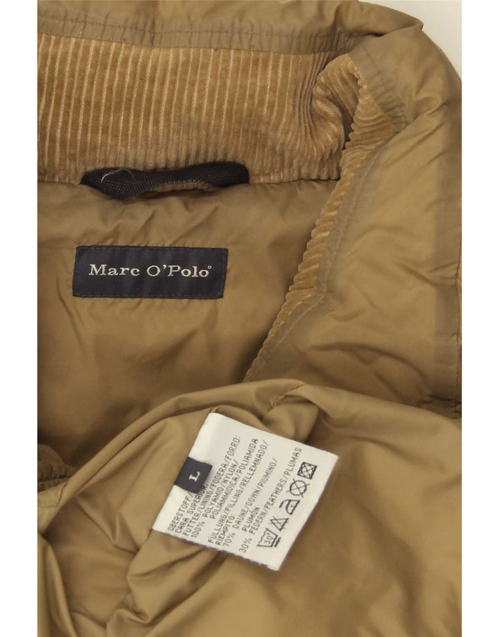 Gilet imbottito da uomo Marc O'Polo UK 40 Large Marrone Poliammide