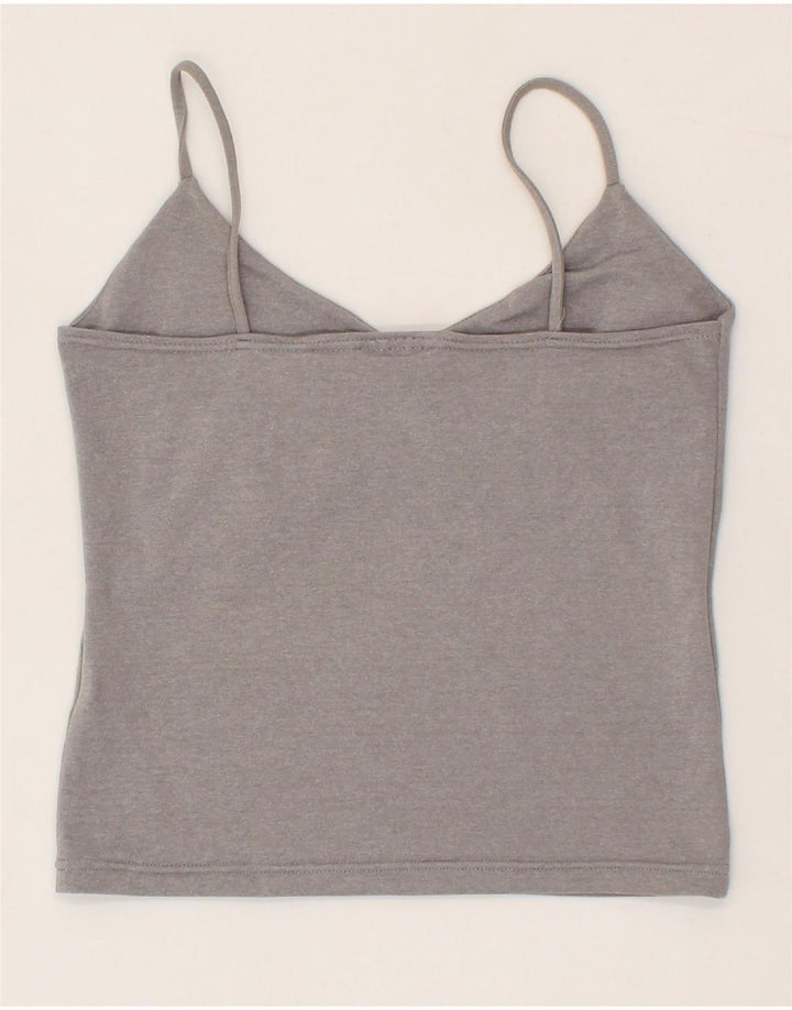 PUMA Womens Crop Cami Top UK 12 Medium Grey Vintage Puma and Second-Hand Puma from Messina Hembry 