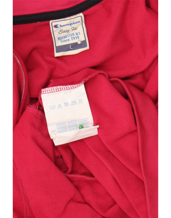 Giacca da ginnastica Champion da donna Easy Fit, taglia UK 14, grande, rosa, in poliestere