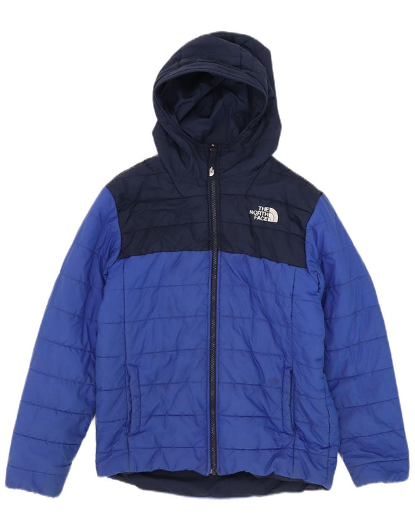 Giacca imbottita con cappuccio The North Face da ragazzo 11-12 anni Large Blue Colourblock