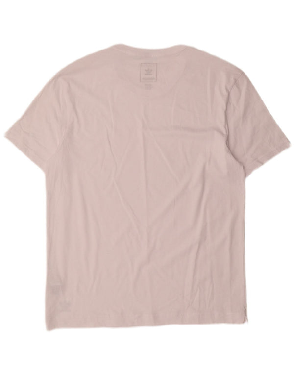T-shirt da uomo Adidas Top XL in cotone bianco