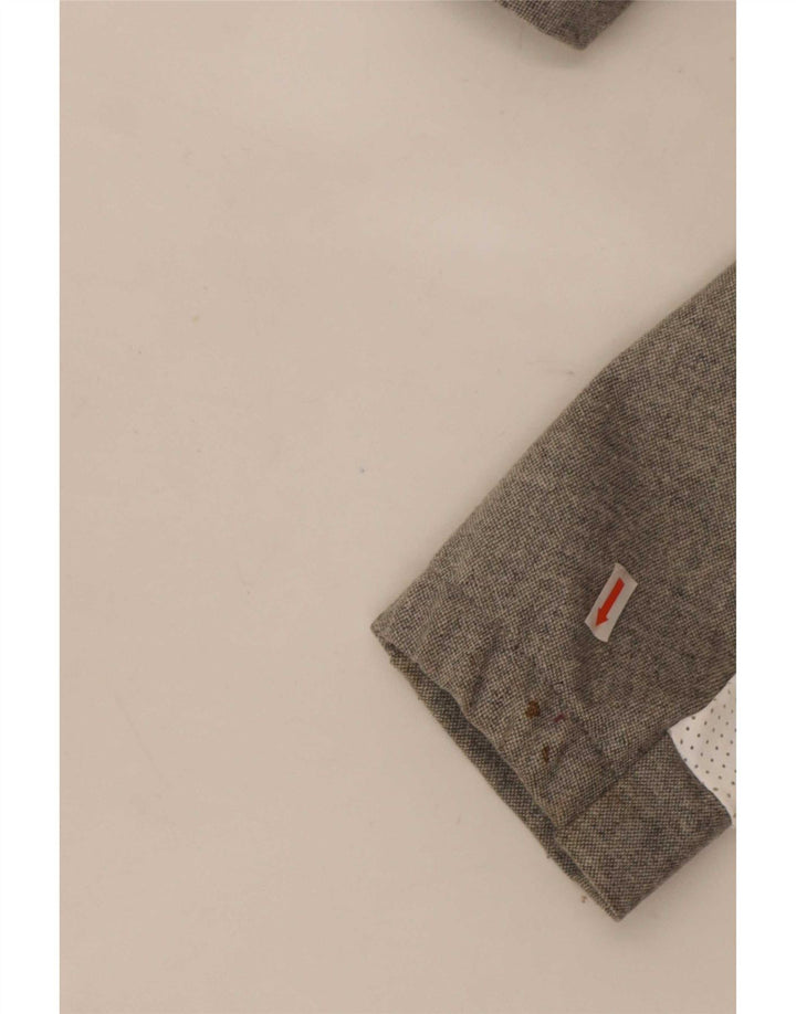 Giacca bomber da donna Adidas UK 12/14 Lana color block grigio medio