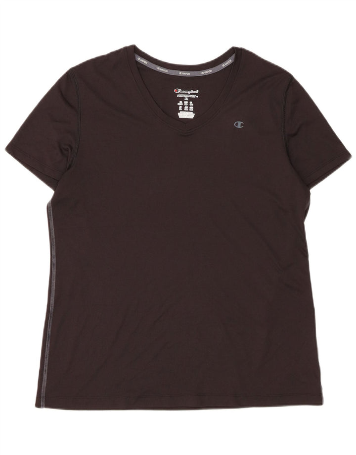 T-shirt da donna Champion Top UK 18 XL poliestere nero