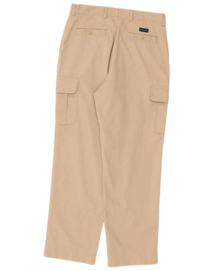 Pantaloni cargo dritti da uomo Pierre Cardin W32 L31 Beige