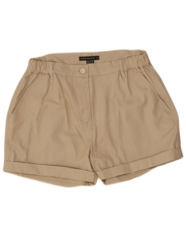 French Connection Womens Chino Shorts UK 12 Medium W32 Beige Cotton