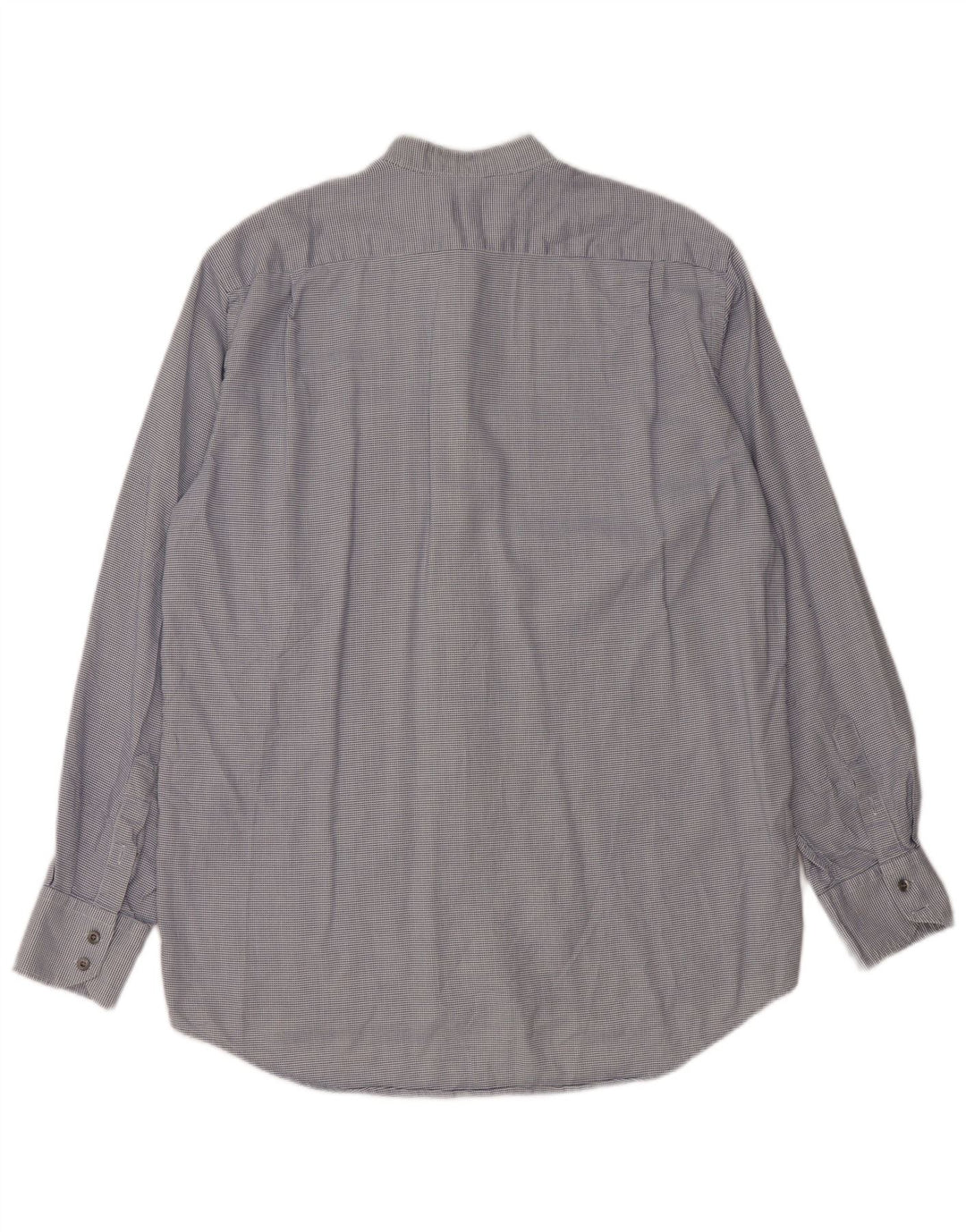 Camicia a quadri Lacoste da uomo taglia 40 cotone pied de poule blu medio classico