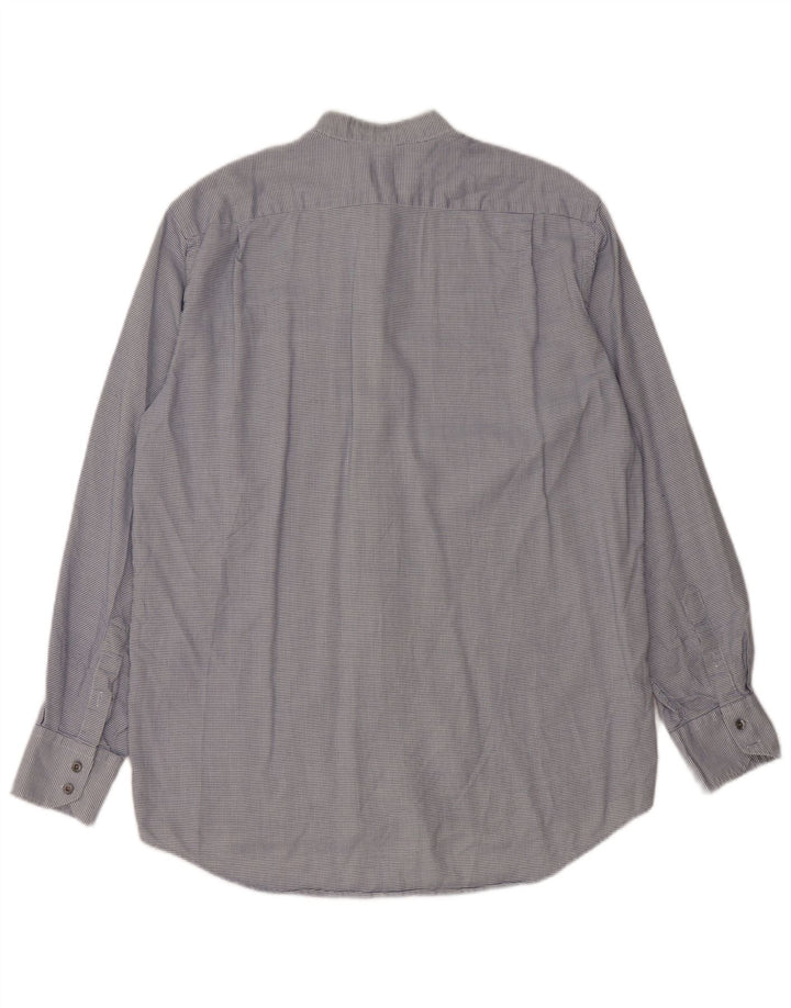 Camicia a quadri Lacoste da uomo taglia 40 cotone pied de poule blu medio classico