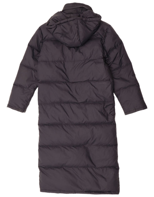 Bomb Boogie Womens Hooded Oversized Padded Coat UK 6 XS Navy Blue Nylon