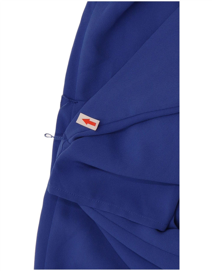 Abito tubino con maniche a 3/4 da donna Oasis UK 8 piccolo poliestere blu