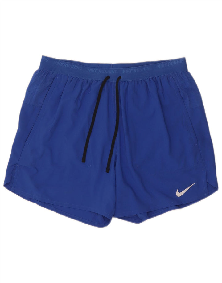 Pantaloncini sportivi Nike Dri Fit Graphic da ragazzo 10-11 anni in poliestere blu medio