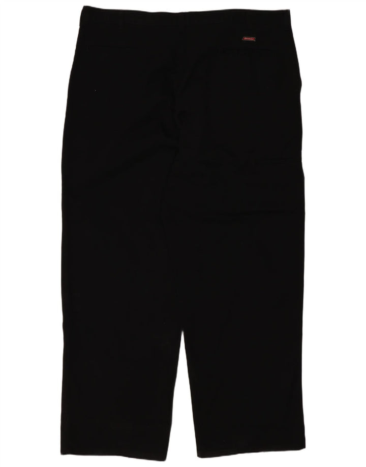 Pantaloni chino dritti da uomo Dickies W42 L32 poliestere nero
