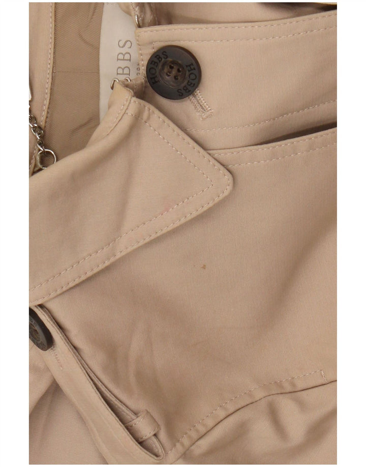 Trench da donna Hobbs UK 10 piccolo in cotone beige
