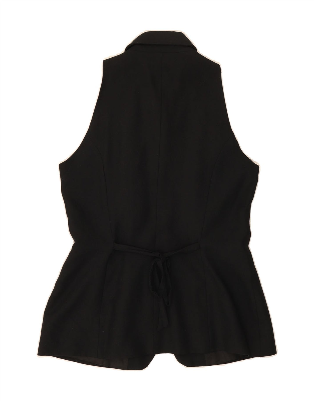 MAX DINE Womens 5 Button Sleeveless Blazer Jacket IT 44 Medium Black Vintage Max Dine and Second-Hand Max Dine from Messina Hembry 