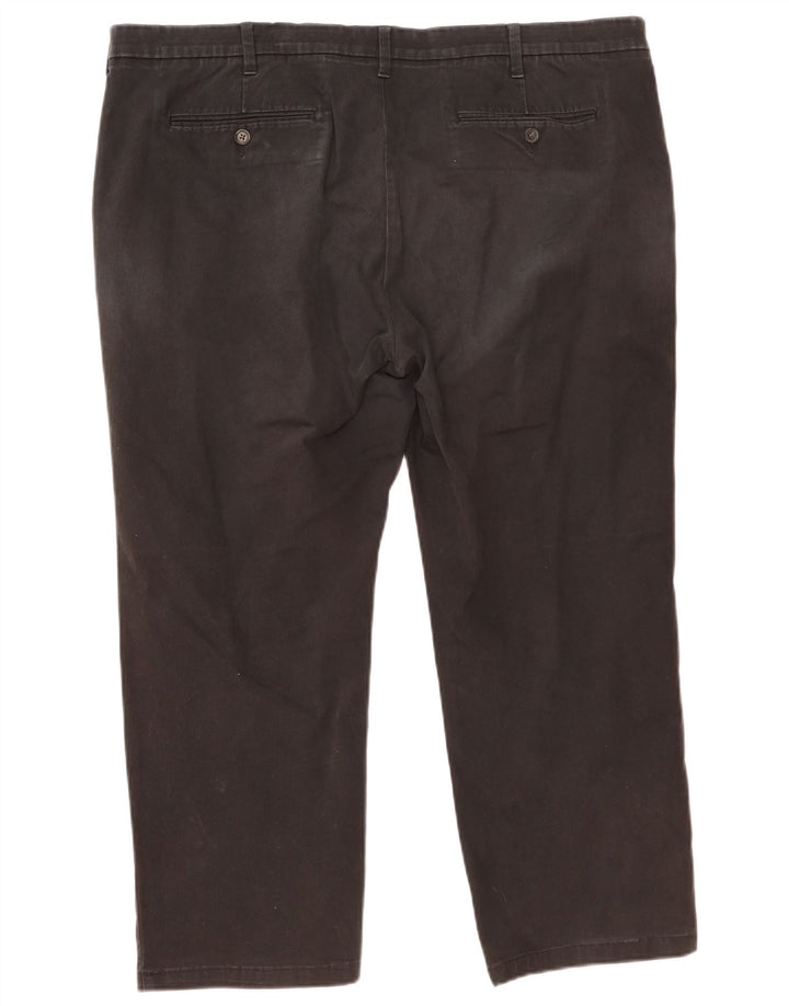 Pantaloni cropped vestibilità regolare da uomo Marks & Spencer W44 L25 cotone nero
