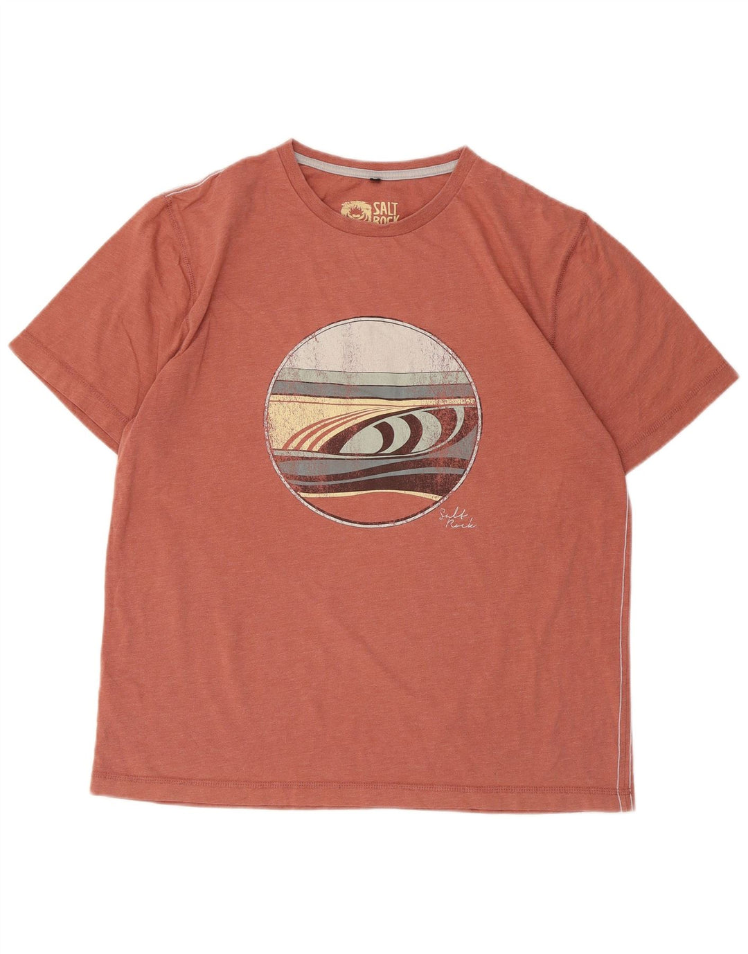 T-shirt grafica da uomo con vestibilità classica Saltrock, arancione medio