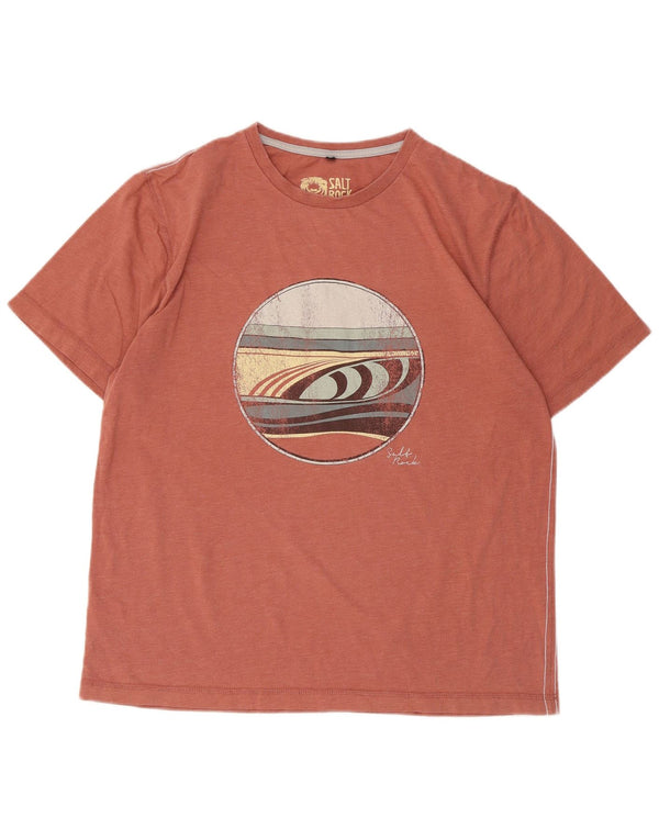 T-shirt grafica da uomo con vestibilità classica Saltrock, arancione medio