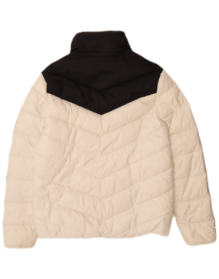 Giacca imbottita grafica da donna Champion UK 16 Large White Colourblock