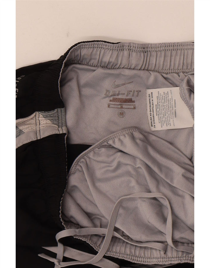 Pantaloncini sportivi Nike da donna medi W28 L12 poliestere color block nero