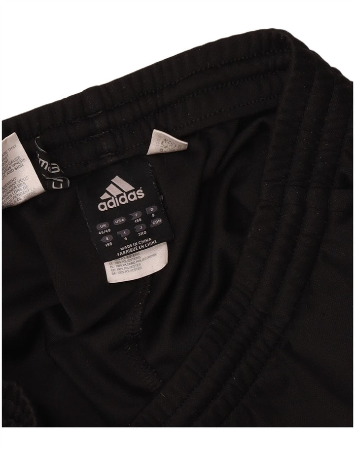 Pantaloni da tuta da uomo Adidas UK 46/48 XL Poliestere nero