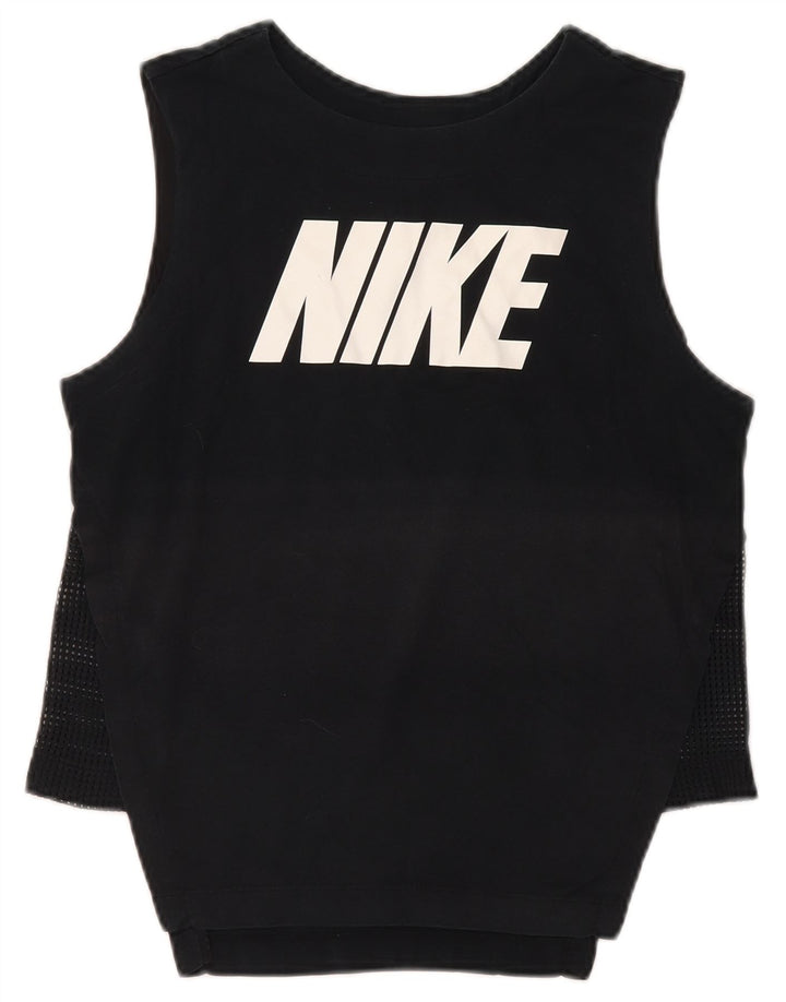 Canotta grafica NIKE da donna UK 10 piccola nera sintetica