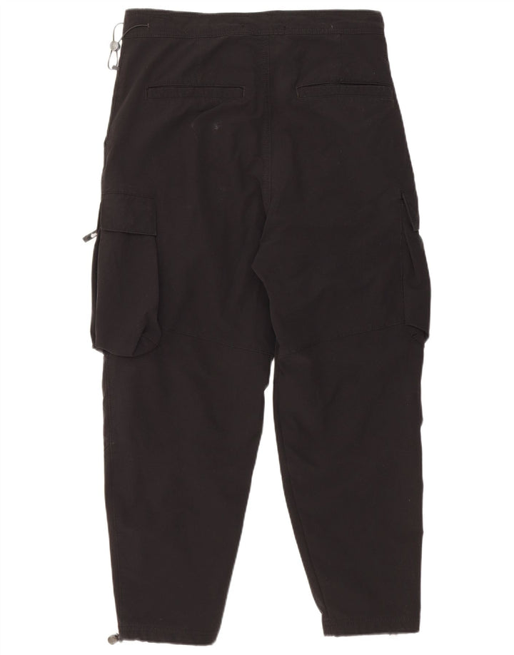 Pantaloni cargo affusolati corti Zara da uomo medi W32 L24 neri