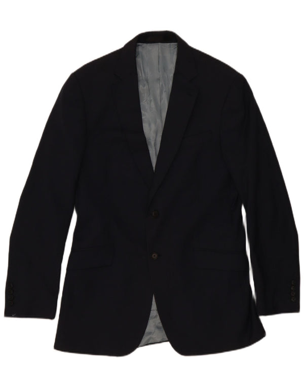 Giacca blazer a 2 bottoni da uomo Marks & Spencer UK 40 media blu navy classica