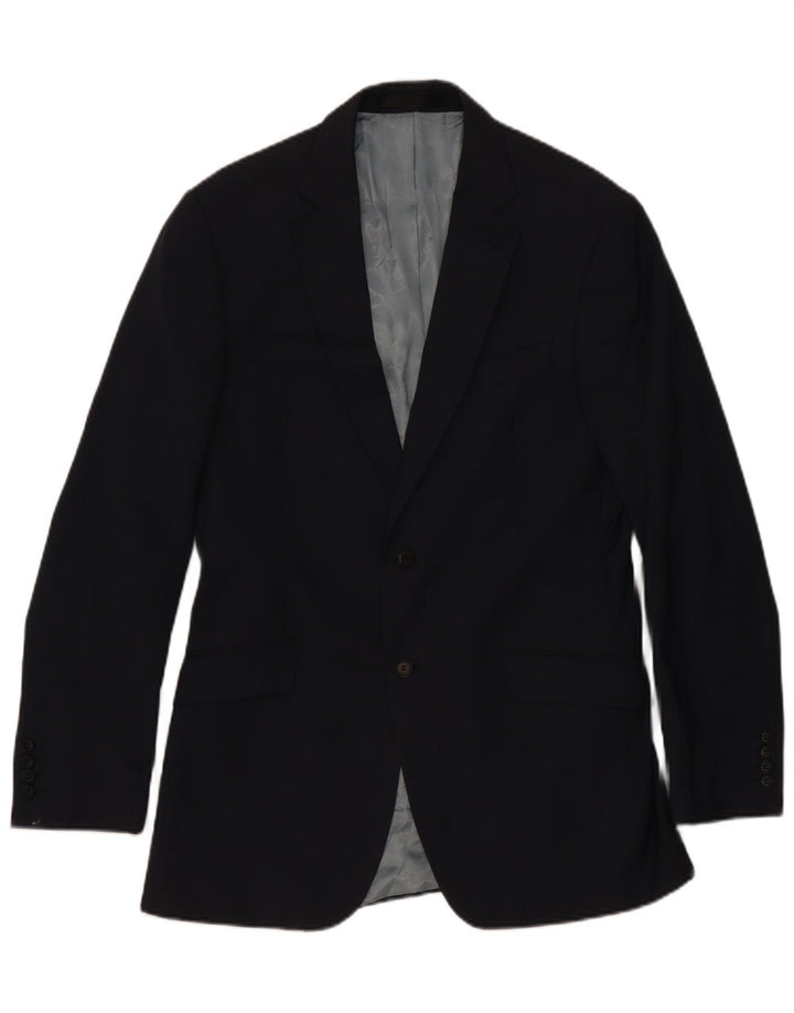 Giacca blazer a 2 bottoni da uomo Marks & Spencer UK 40 media blu navy classica