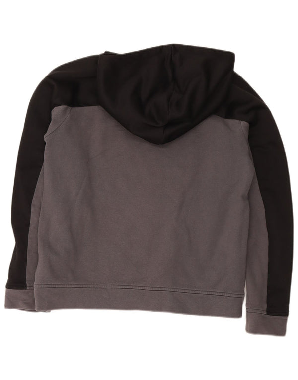 Felpa con cappuccio grafica da bambino The North Face 14-15 anni XL Colorblock grigio